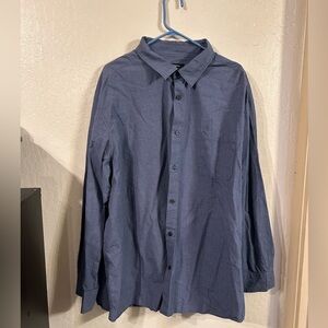 Claiborne men’s 4xl blue button up shirt